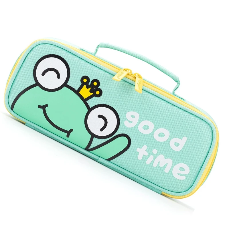 

ANGOO Cute Cartoon Pencil Case Pencil Pouch Portable Multifunction Pen Bag With Compartments For Kids Teen