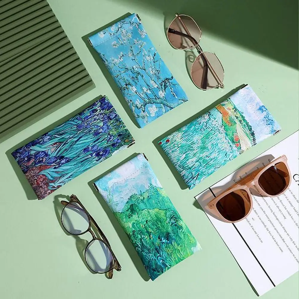 Футляр для очков женский из ПУ кожи портативный утолщенный чехол солнцезащитных