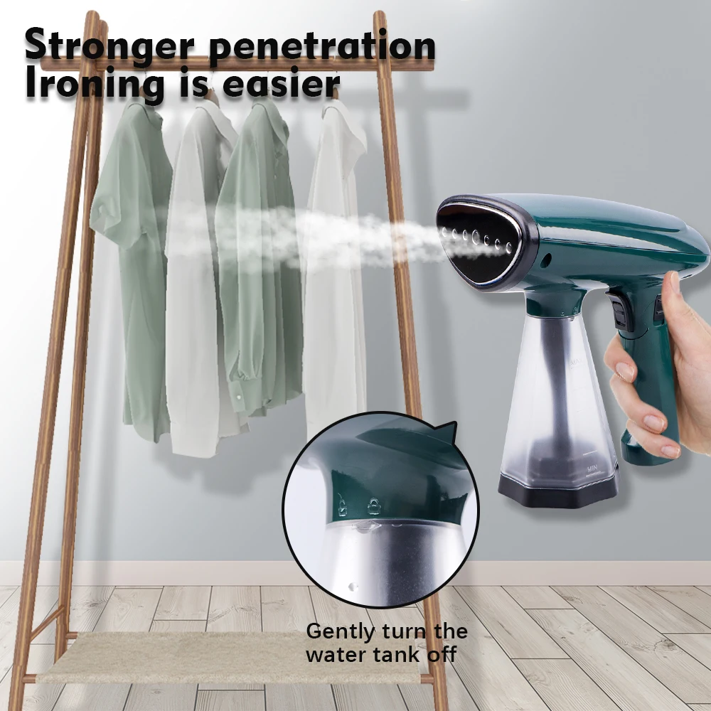 Handheld hanging ironing machine for home travel foldable handle portable mini steam ironing brush ironing machine