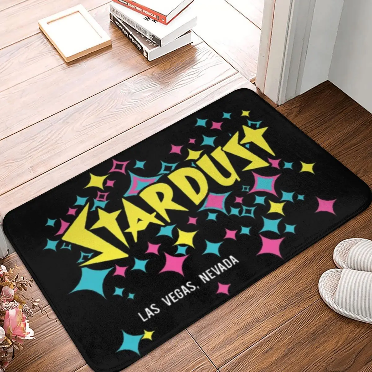 

Коврик Stardust для гостиниц, казино, винтажный Ретро Лас-Вегас 40x60 см, Полиэстеровые напольные коврики, персонализированные противоскользящие подарки