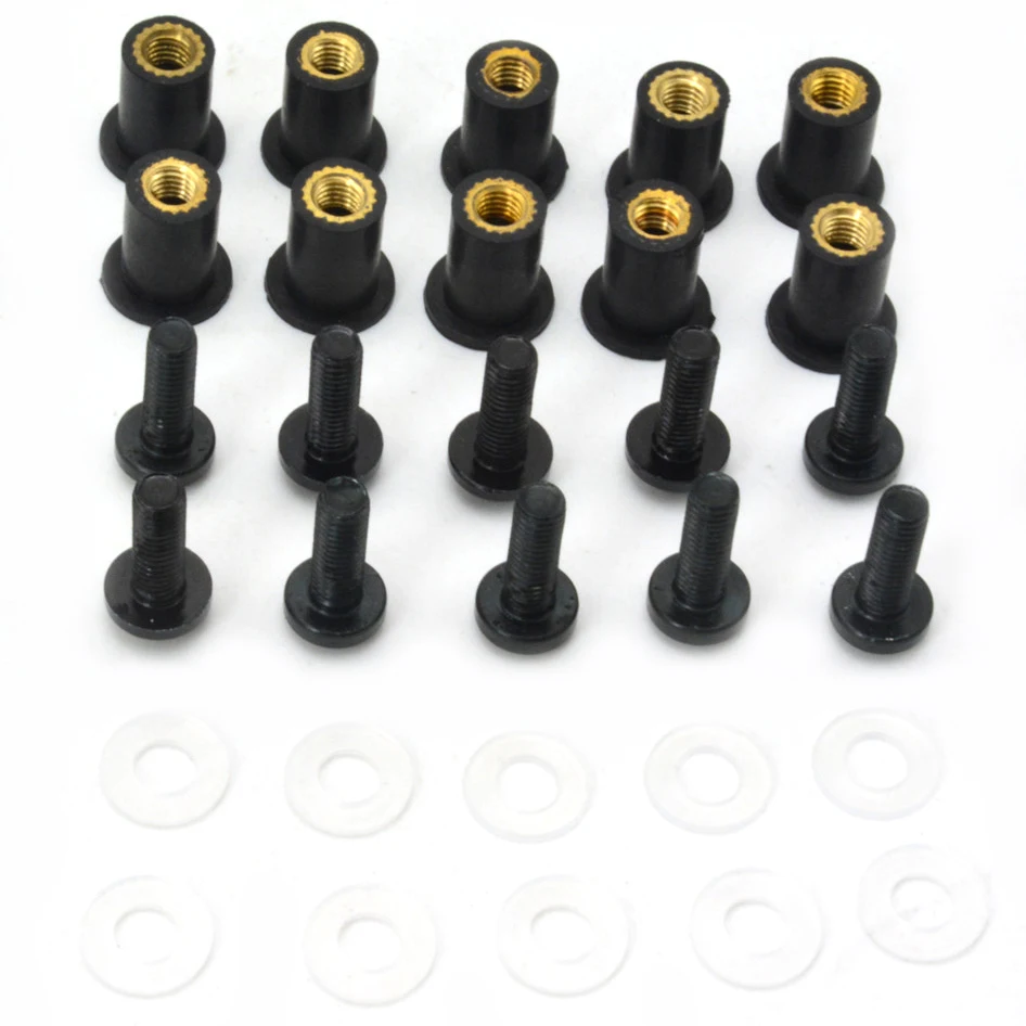 

Для honda CRF 1000 1100 L CRF1000L CRF1100L AFRICA TWIN XRV750 L-Y atwin 10 шт. 5 мм лобовое стекло, винты для лобового стекла