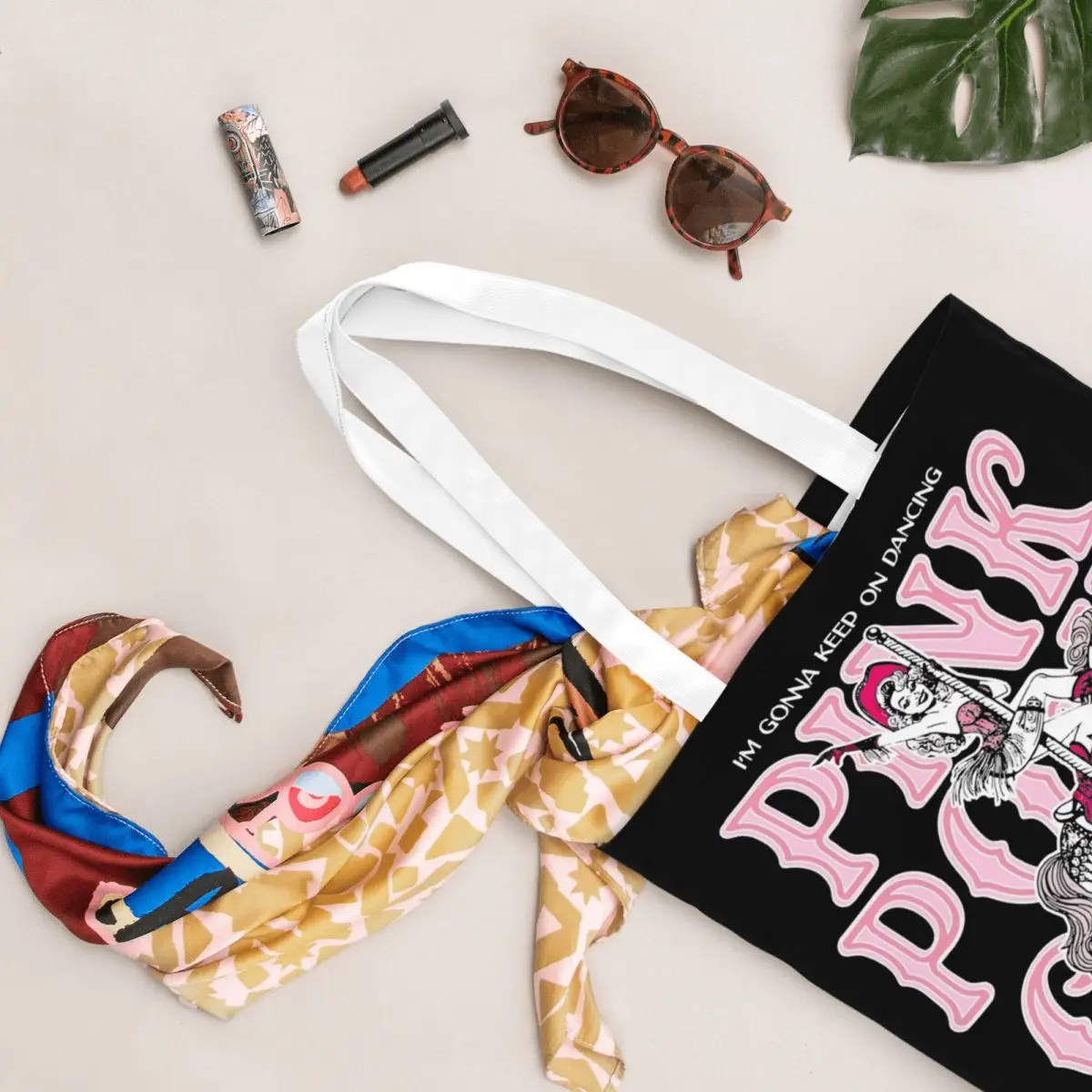 Холщовая Сумка-тоут Pink Pony Club Chappell Roan модные вместительные сумки для женщин и