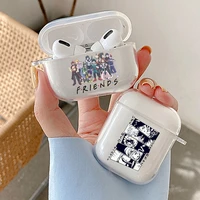my hero academia cartoon earphone case for airpods 1 2 3 pro clear luxury soft silicone bluetooth earphone wireless box cover
