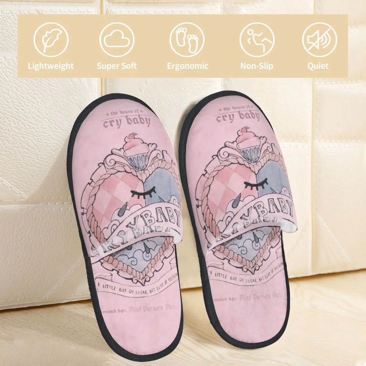 Тапочки с логотипом Portals Tour для вентиляторов гостиной Melanie Martinez уютные шлепанцы