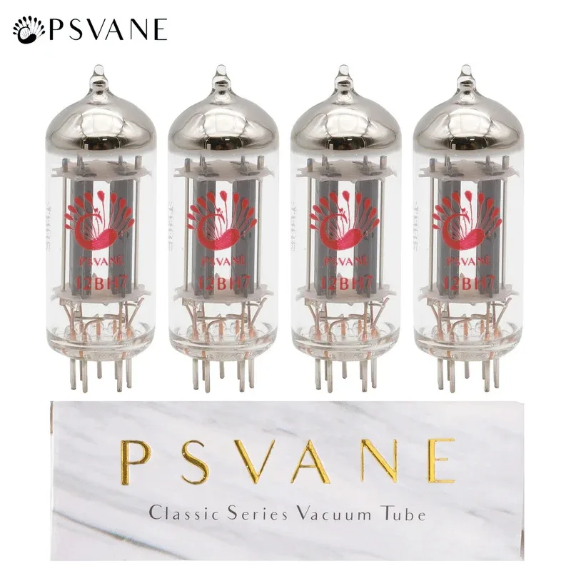 Фото PSVANE 12BH7 ламповый клапан заменяет 12BH7A 6N6 7119 для HIFI аудио клапана комплект электронного лампового усилителя DIY соответствующий Quad №1