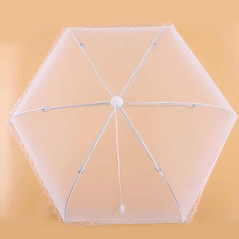 Новая сетчатая Крышка для еды складной защитный зонт посуды тент защиты от мух