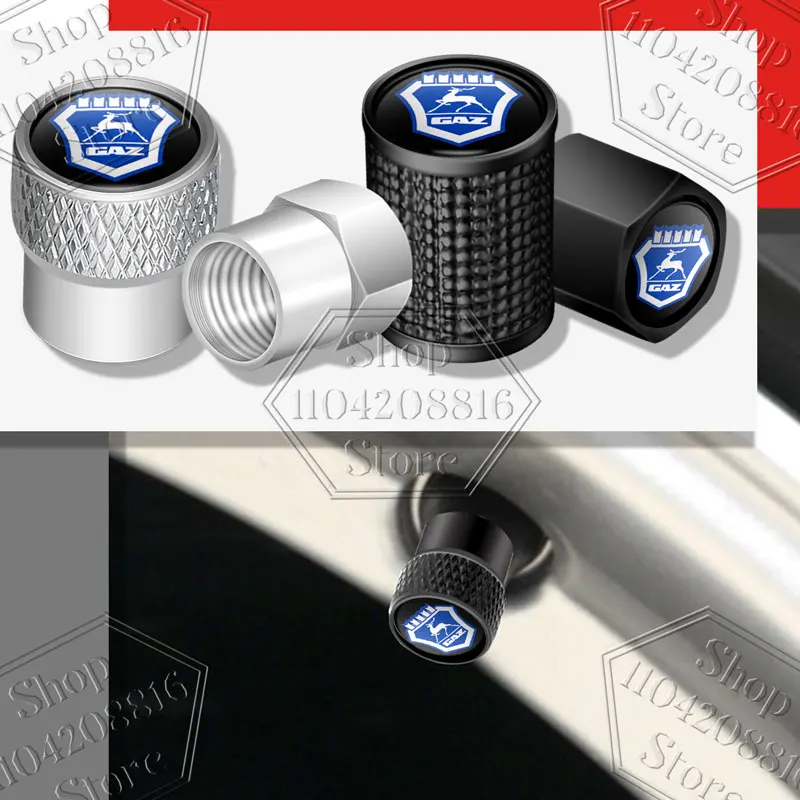 4 шт./компл. эмблема с логотипом GAZ Deer автомобильная металлическая крышка клапана