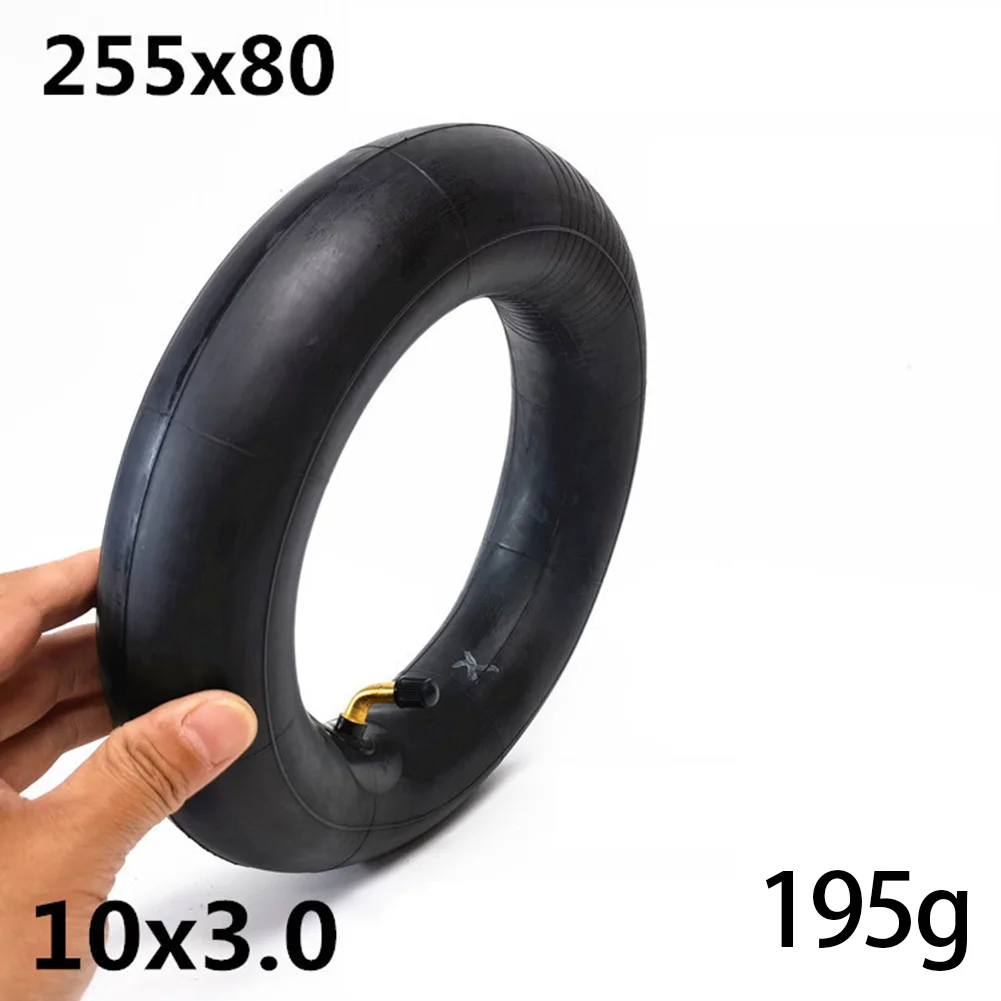 

10 Inch Thickening Inner Tire 10x3 Electric Scooter Electric Flat Trolley Tyre Thick 255x80 90x65-6.5 Butyl Inner Tube 90 Degree