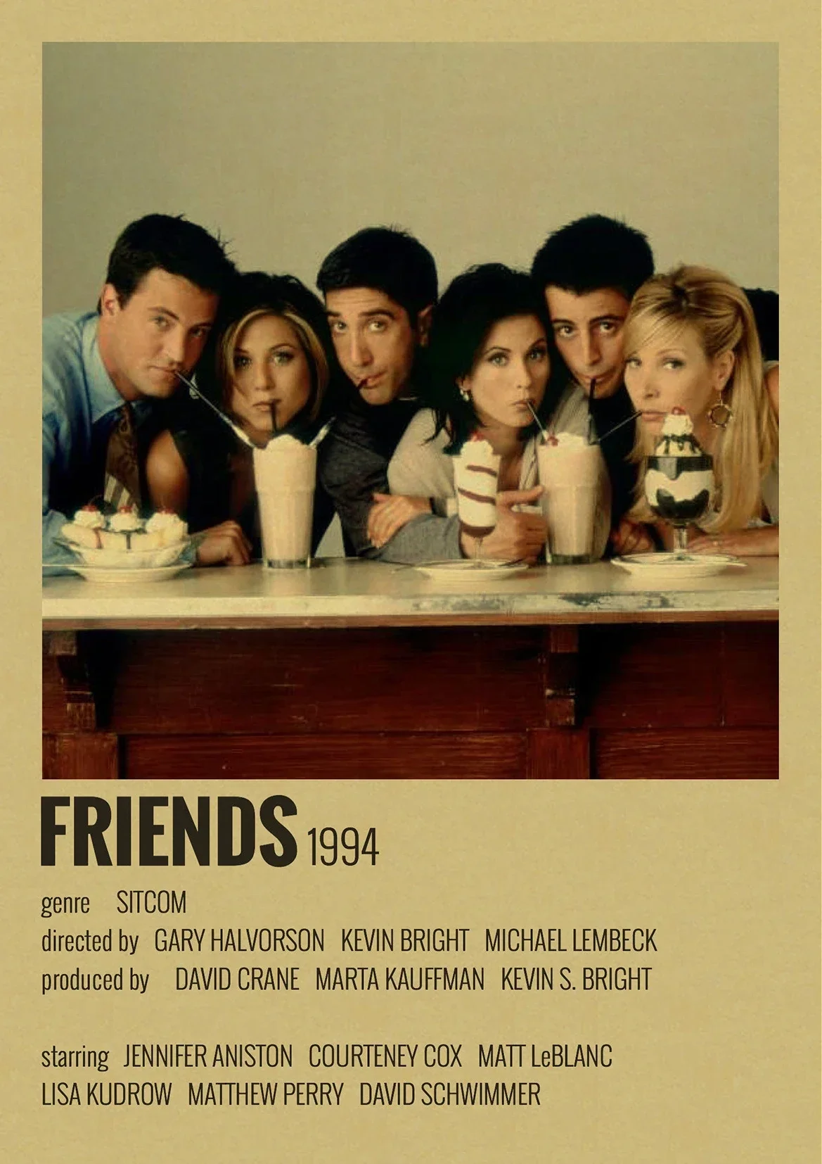 Винтажные постеры из фильма украшение комнаты целлюлозно-фантастическая