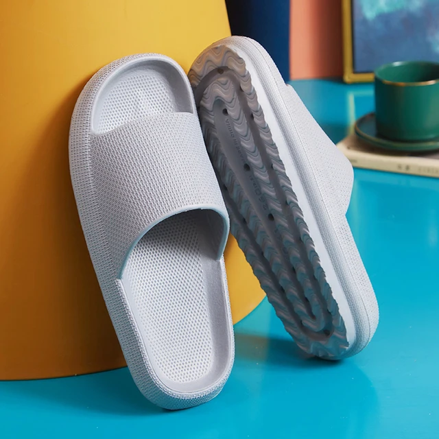 

Men's slippers Platform bathroom home slippers Women's soft bottom EVA indoor slippers Women's sandals Summer anti-skid Flip-flo