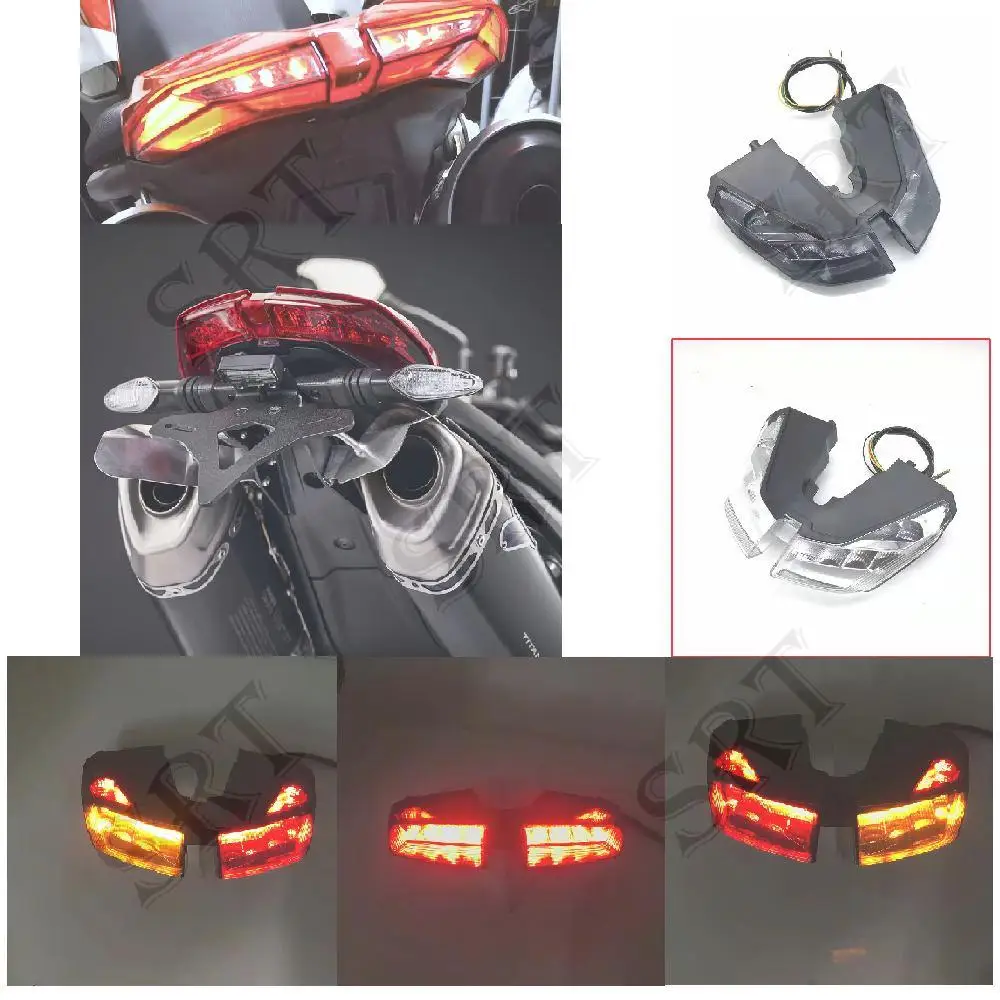 

Motorcycle Accessories LED Taillight Rear Brake and Turn signal Integrated tail lights For Ducati Hypermotard 821 939 950 SP