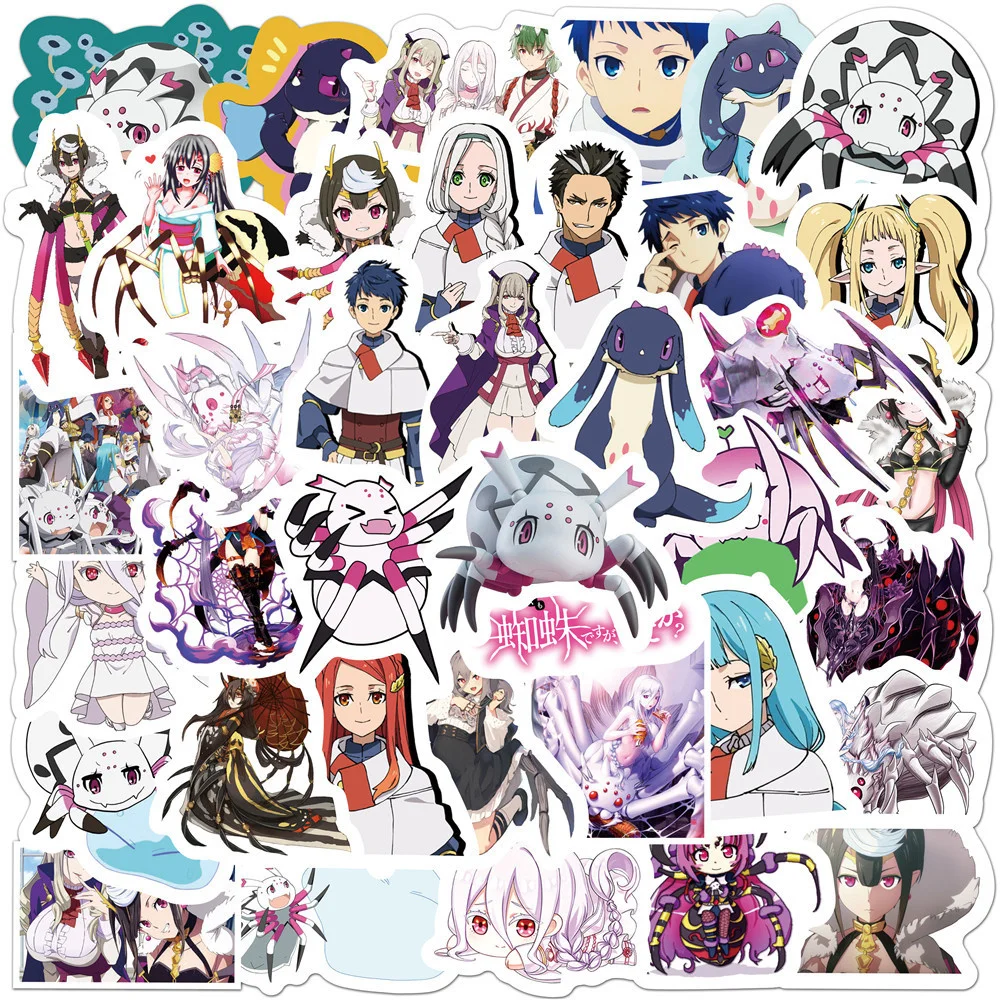 

10/30/50PCS New Anime Reincarnation Spider Graffiti Personality Sticker Luggage Laptop PVC Decorative Sticker Wholesale