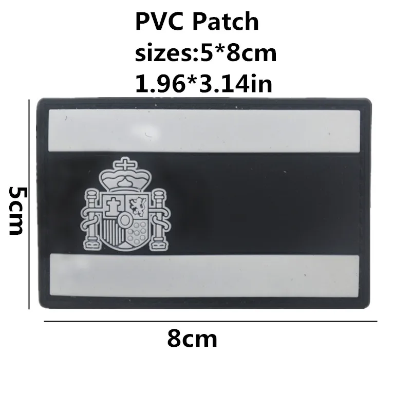 Светоотражающая нашивка Испании с флагом военная тактическая повязка на руку