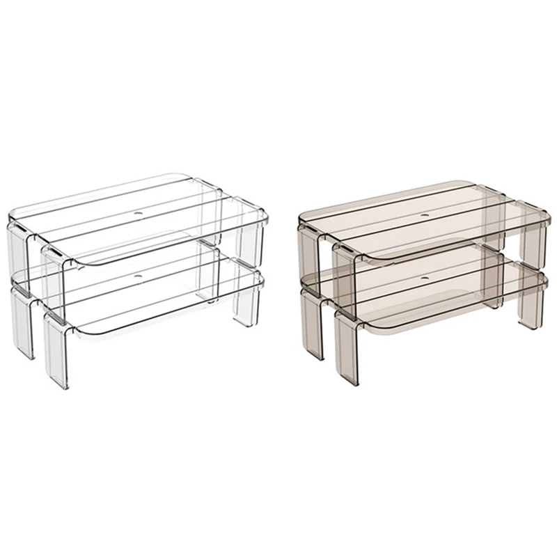 

Fridge Organizer Fridge Rack Kitchen Racks Kitchen Items Stackable Shelf Layered Shelf Tray Storage Rack