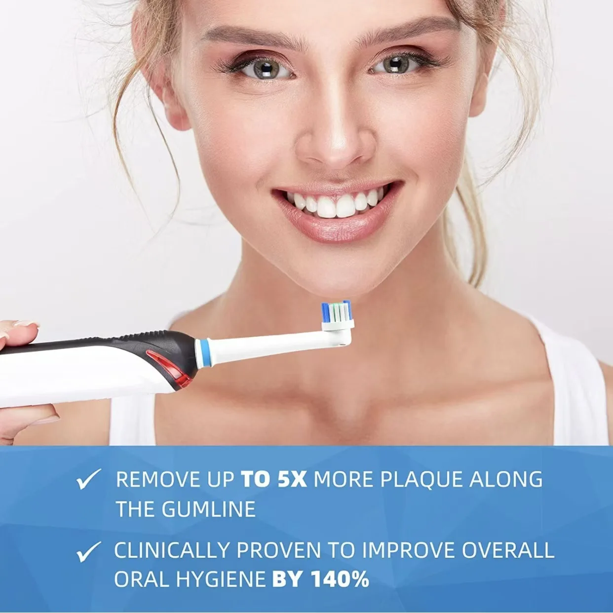 Для электрических прецизионных чистых насадок Oral-B сменные насадки для зубных
