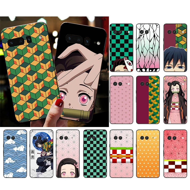 

Phone Case for Google Pixel 7 Pro 7 6A 6 Pro 5A 4A 3A Pixel 4 XL Pixel 5 6 4 3 XL 3A XL 2 XL Demon Slayer Kimetsu no Yaiba Case