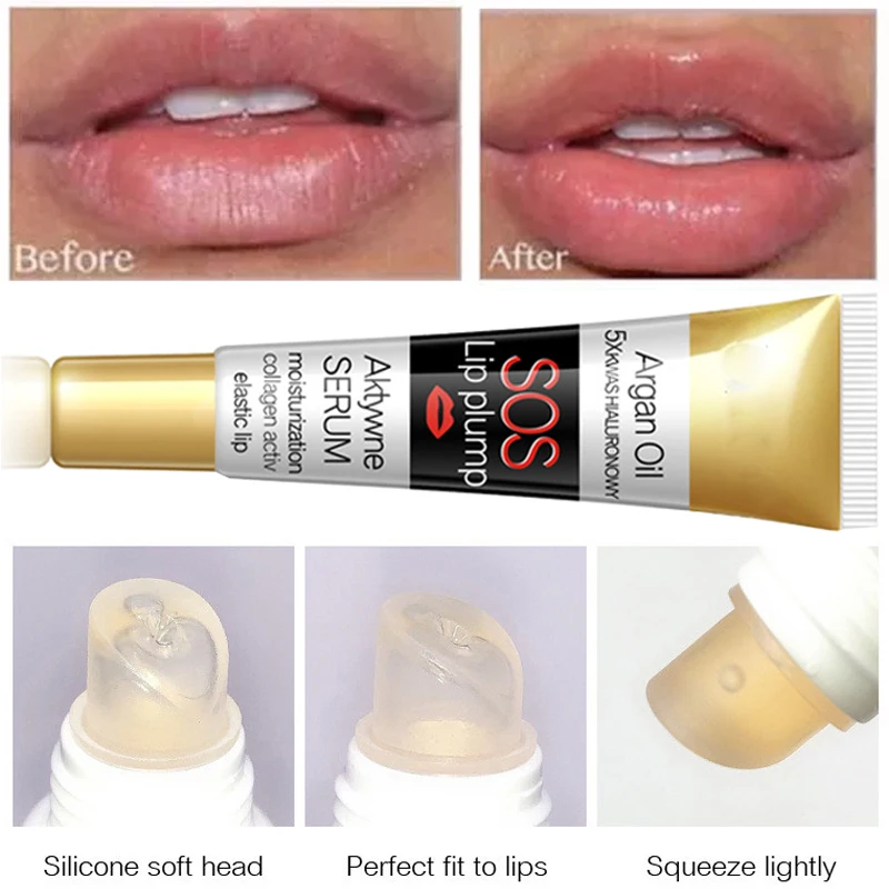 

Lip Fine Lines Brighten Lip Color Collagen Lip Plumper Oil Instant Volumising Lip Plumper Moisturizing Lip Repairing Reduce