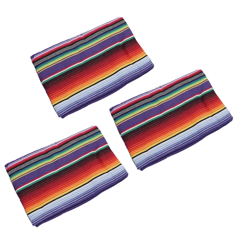 3X Мексиканская скатерть для украшения свадебной вечеринки мексиканское одеяло