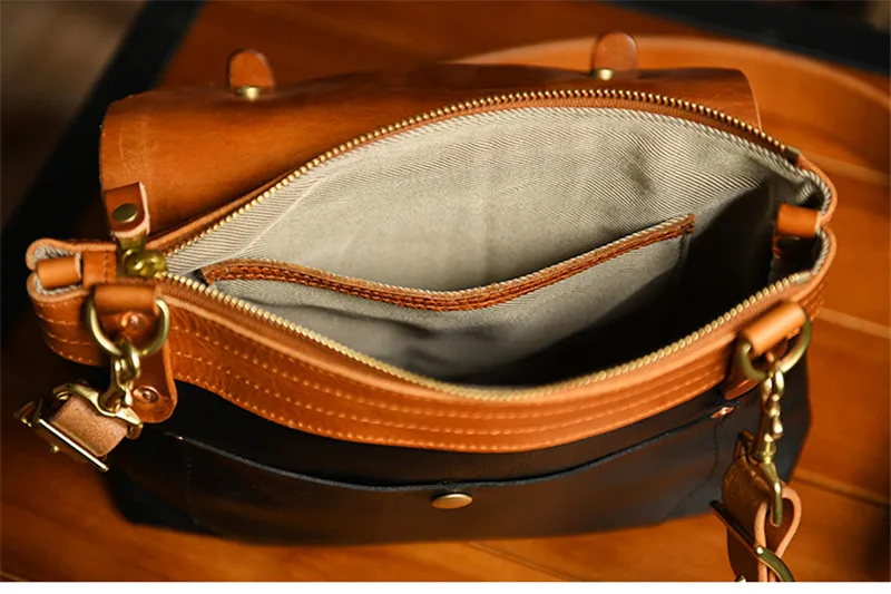 PNDME vintage fashion high quality natural genuine leather men's diagonal bag luxury Man with wide shoulder strap shoulder bag