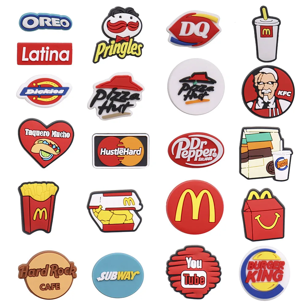 

21PCS PVC Fridge Magnetic Sticker Food Pizza Coke Fries Burgers Refrigerator Magnets Home Decoration Special Friends Gift