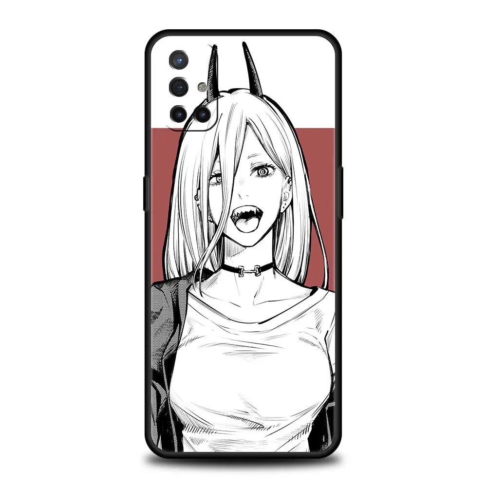 Manga Chainsaw Man Anime Phone Case For OnePlus 9 8 7 7T 10 Pro 9RT 9R 8T Nord N100 N200 N10 CE 2 5G Z Soft Silicone Cover Couqe |