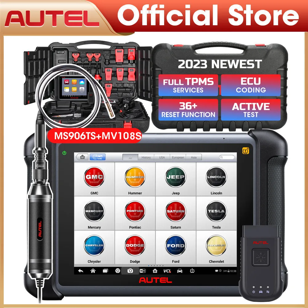 Autel MaxiSYS MS906TS TPMS Диагностические инструменты авто OBD2 сканер автомобильный двунаправленный ЭБУ кодирование pk MS906BT MS906 MS906S