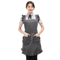 apron slim version apron cute princess apron kitchen apron dining room overalls korean kitchen supplies aprons for woman