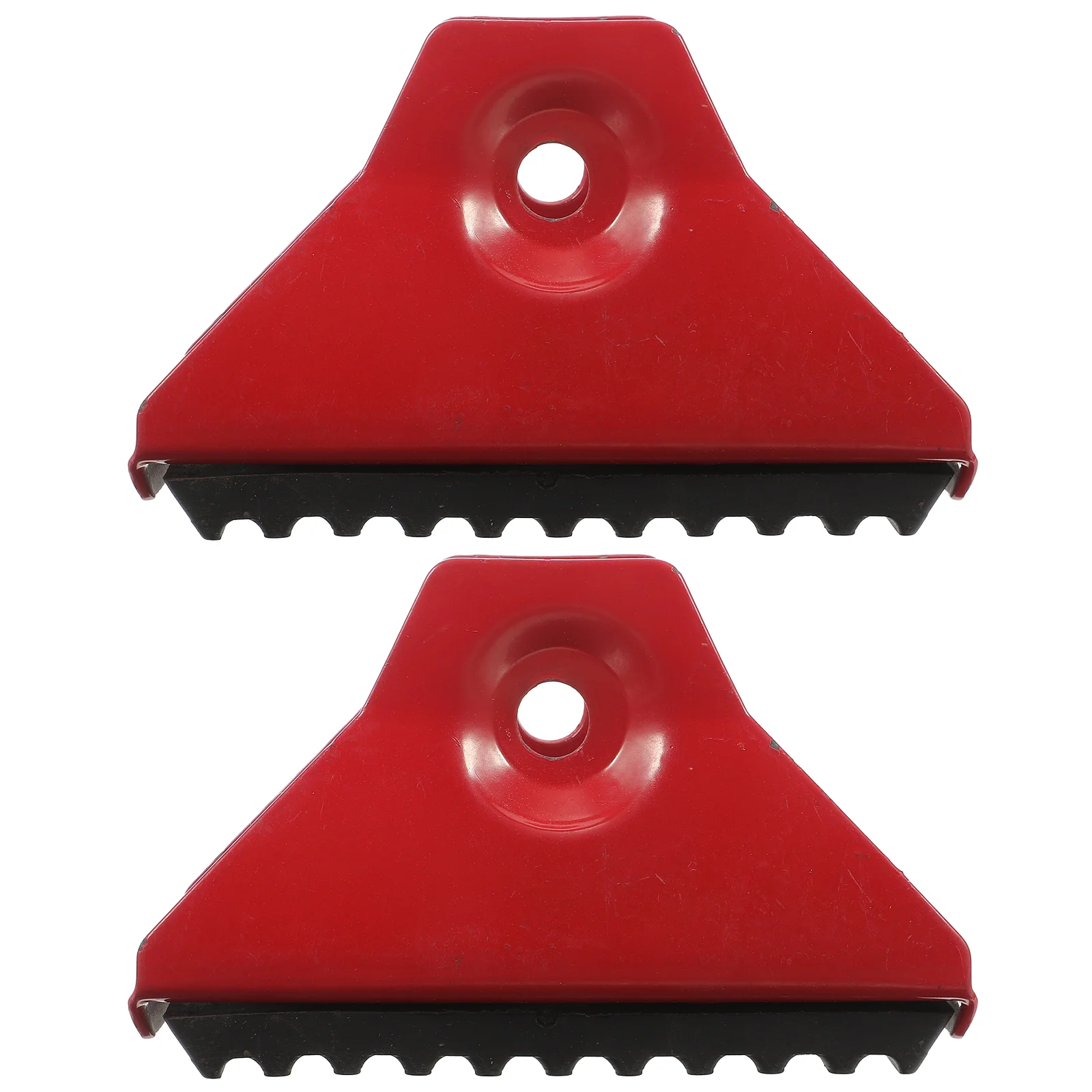 

2 Pcs Ladder Mat Protective Covers Feet Pad Foot Non Slip Rubber Pads Double Parts Leg