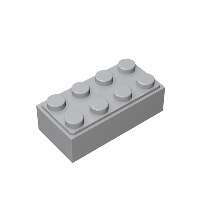 Фото MOC 10 шт. 3001 2x4 кирпичи, строительные блоки, высокотехнологичная тарелка, доска, сборка, образовательная идея, игрушки, детский подарок на день рождения №4