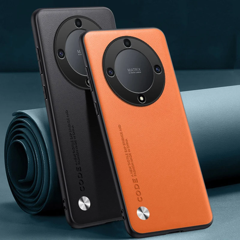 Роскошный чехол из искусственной кожи для Honor Magic 5 Lite задняя крышка матового