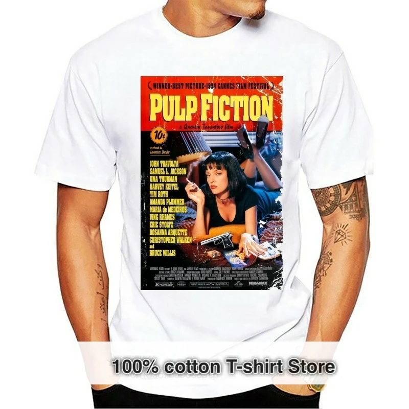 

Men Funy T-shirt PULP FICTION tshirs Women T Shirt(3)