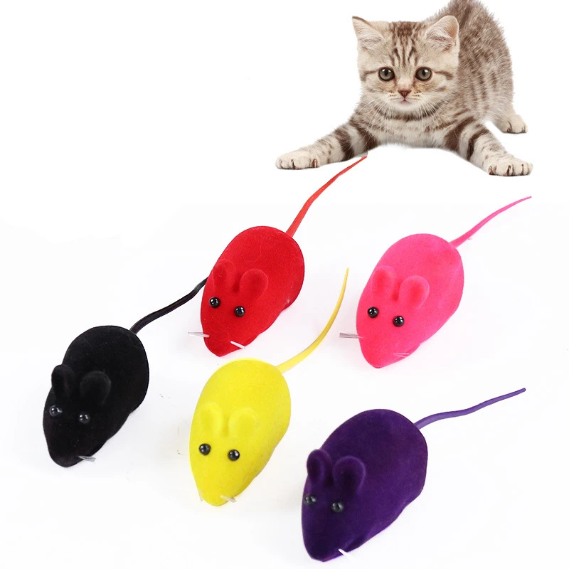 

Color Mouse Toy Cat Toy Sound Pet Toy Simulation Mouse Toy Pet Supplies