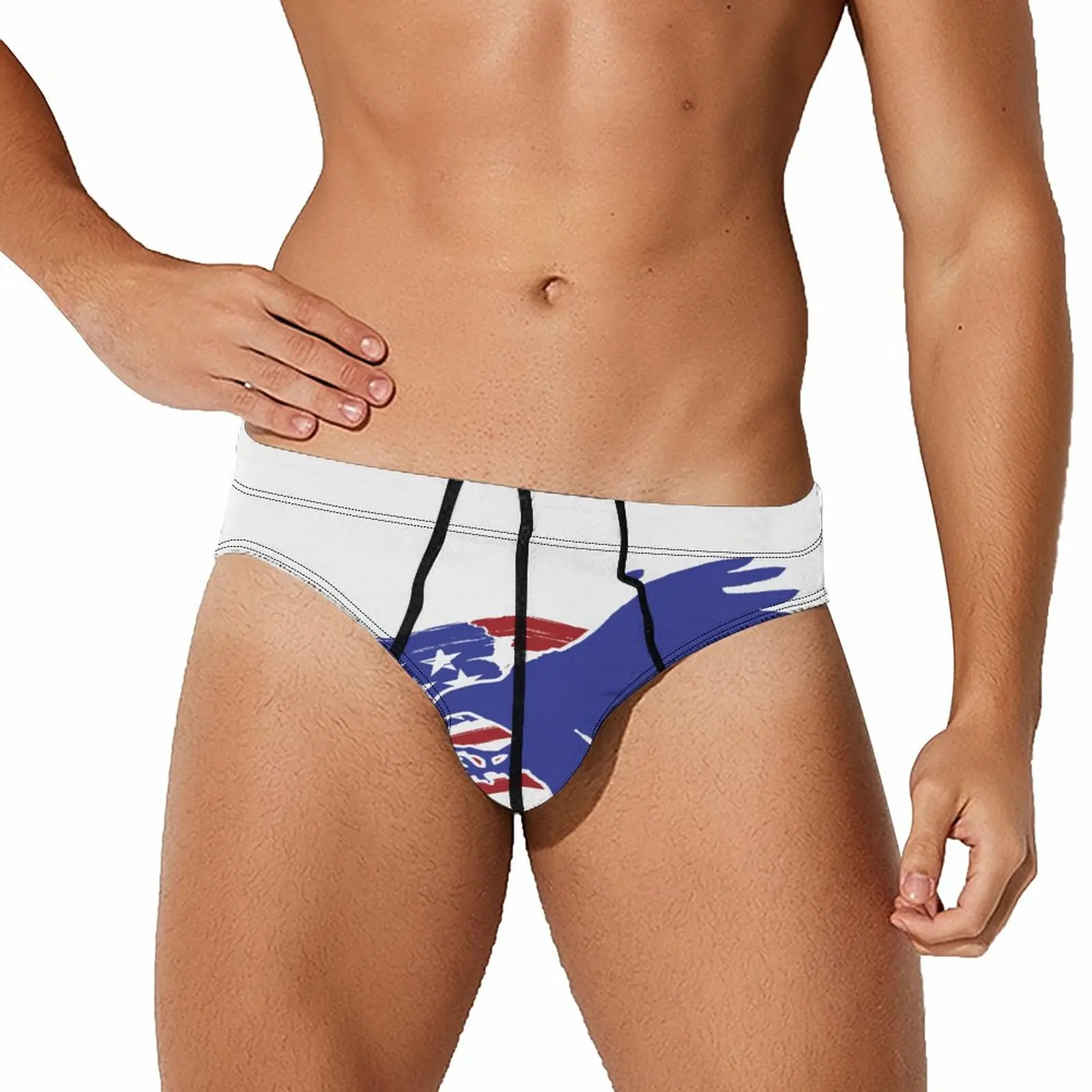 

Underwear Men Boxer USA Flag Short Pants Sexy Boxing for Men Brief