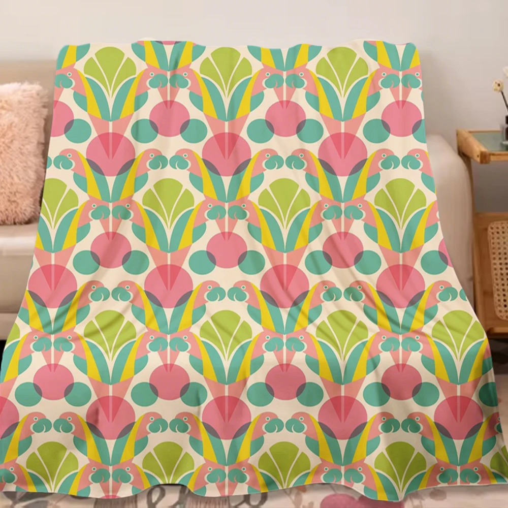 Современное простое зимнее фланелевое одеяло розового цвета ара пододеяльник