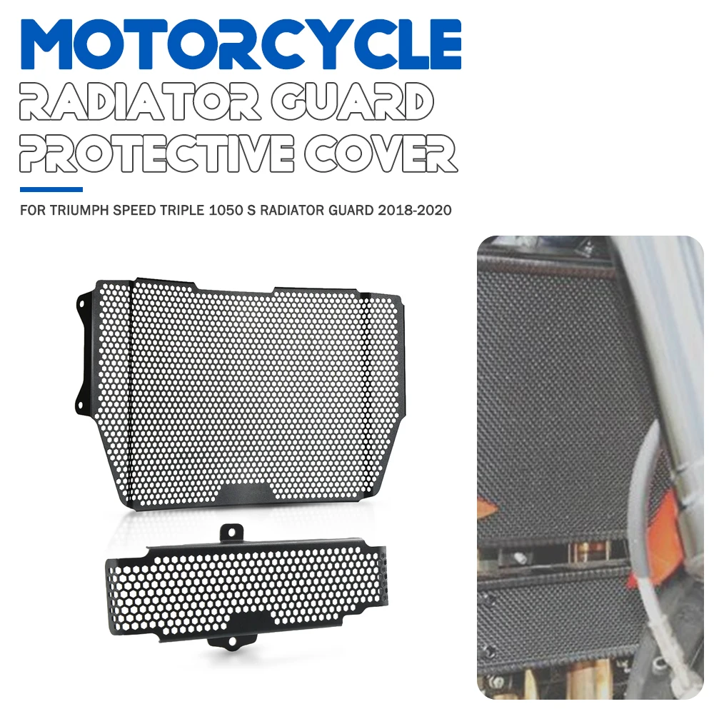 

For Speed Triple 1050 S / RS Speed Triple 1050 S / RS 2016-2020 Motorcycle Radiator Grill Guards Oil Cooler Guard Grille Cover