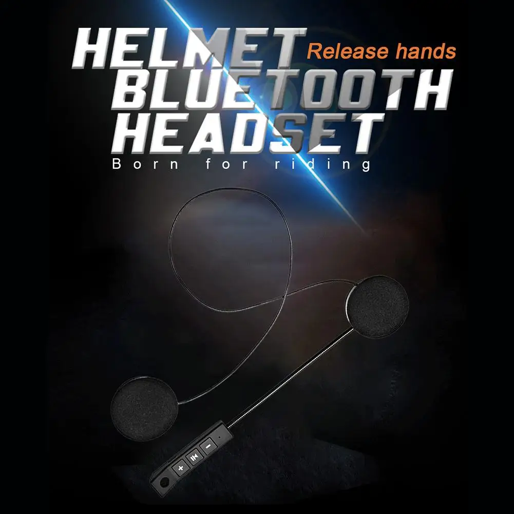 

Helmet Stereo Music Headphone Bluetooth-compatible Outdoor Helmet Earphone