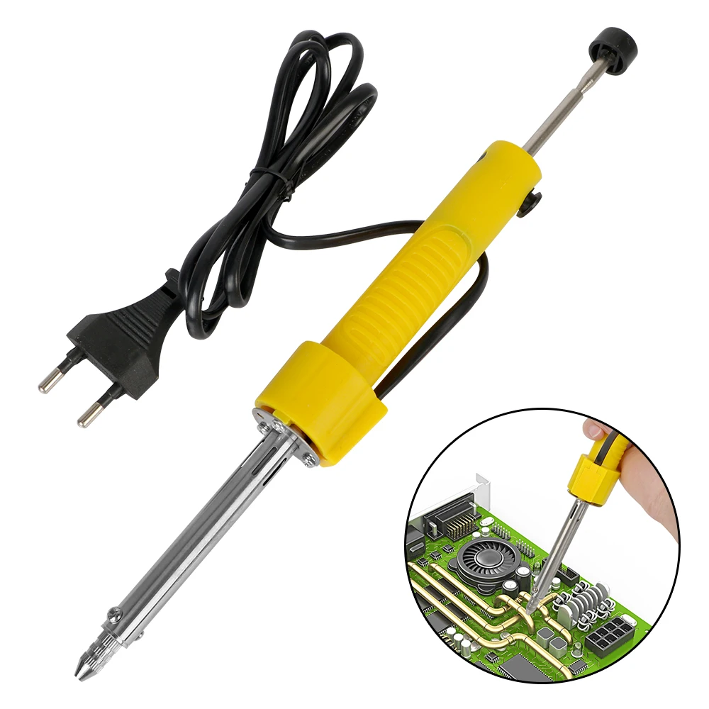 

220V 30W 2-in-1 Electric Iron EU Plug Precision Welding Tool Electric Soldering Iron Hand Tool Tin Suction Gun Welding Equipment