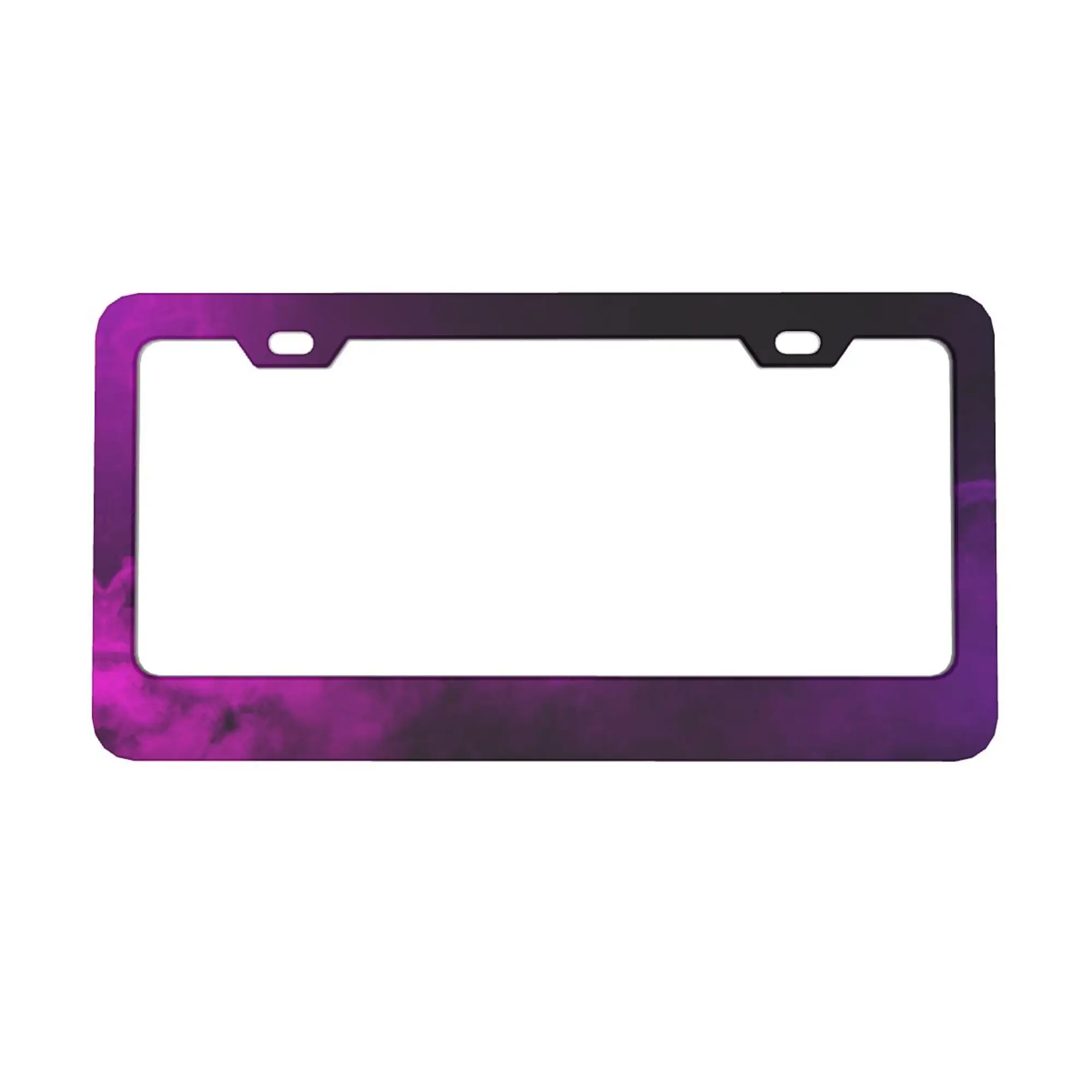 

Purple Gradient License Plate Cover Car Plate for Men Women Cars Aluminum License Plate Frame 6x12 Inches Fits US Vehicles