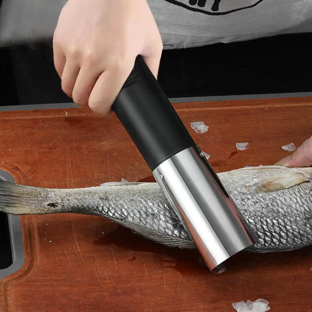 

Portable Electric Fish Scaler Seafood Wireless Cleaning Fish Kitchen Rechargeable Tool Scale Cleaner Knife Tools Fish Scale U9B2