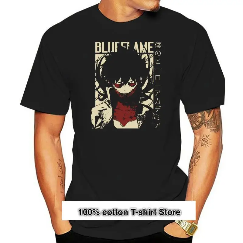 

Camiseta de Dabi Blueflame para hombre y mujer, camisa de Anime de algodón, Tops de Hip-Hop, ropa de calle Harajuku
