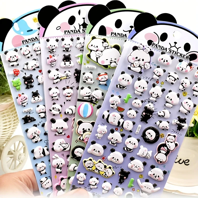 

Kawaii 3D Puffy Panda наклейки