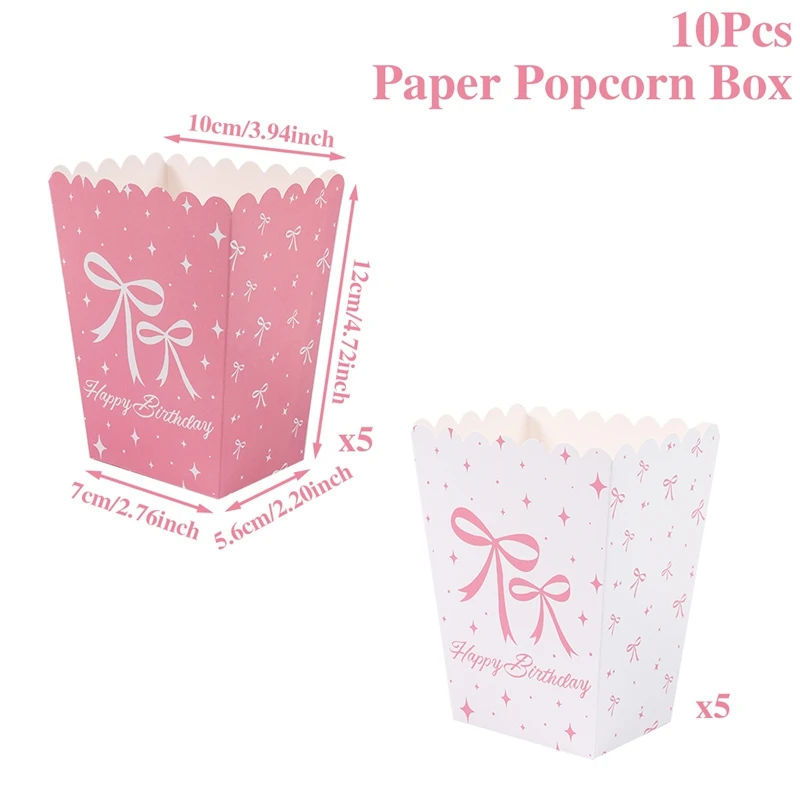 

Бумажные коробки для попкорна, набор из 10 штук