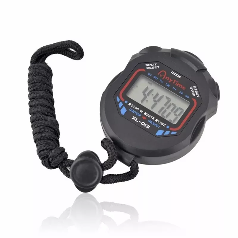 

Handheld Digital LCD Chronograph Sports Counter Stopwatch Timer Alarm Stop Watch With String Kitchen Timers Kitchen Accessories