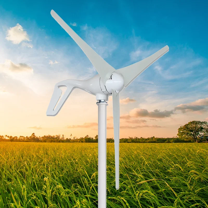 Ветряная турбина для продажи ветряная с горизонтальной осью 1 кВт 24 В/48 В