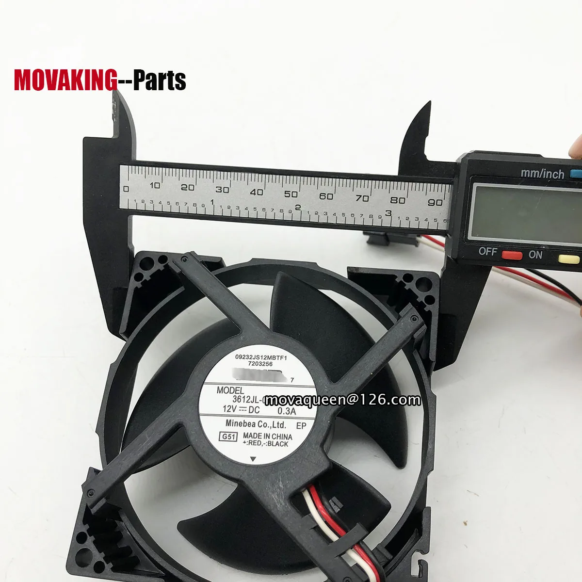 Аксессуары для холодильника DC12V 0.3A 9 2 см модель 3612JL-04W-S49 моторный вентилятор