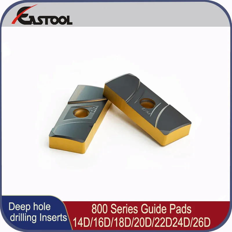 10 шт. индексируемые Corodrill 800 твердосплавные направляющие для сверления подушечки BTA головки опорные подушечки для обработки глубоких отверстий