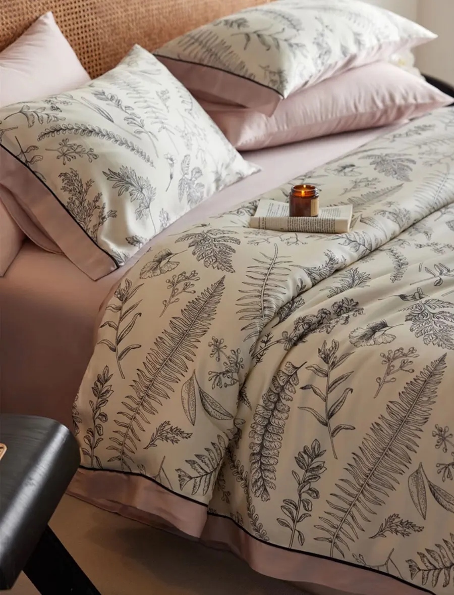 Комплект постельного белья Sweet fairyfair в деревенском стиле с цветами и листьями