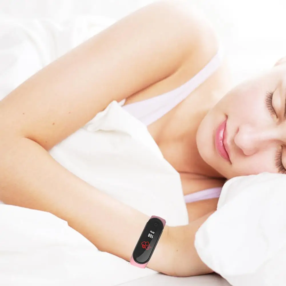 NEW M4S Smart Wristband Blood Pressure Heart Rate Monitor Pedometer Environmental Friendly Hand Held TPE Strap Smart Watch