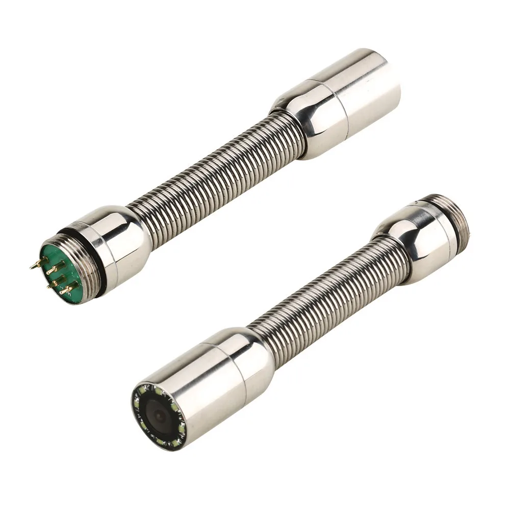 

17m Pipeline Inspection with 8Pcs Led Lights Drain Pipe Sewer Snake Video Camera Head Wall Inspection Camera Replace Head