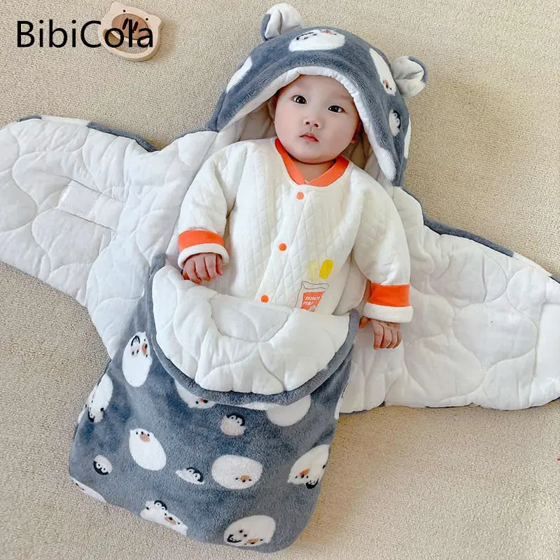 

Милые одеяла для новорожденных мальчиков и девочек, плюшевая пеленальная накидка, ультра-мягкая пушистая флисовая Хлопковая Сумка, мягкие ...